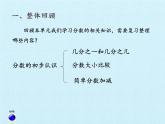 三年级上册数学 十 我当小厨师——分数的初步认识 复习课件 青岛版（五四制）