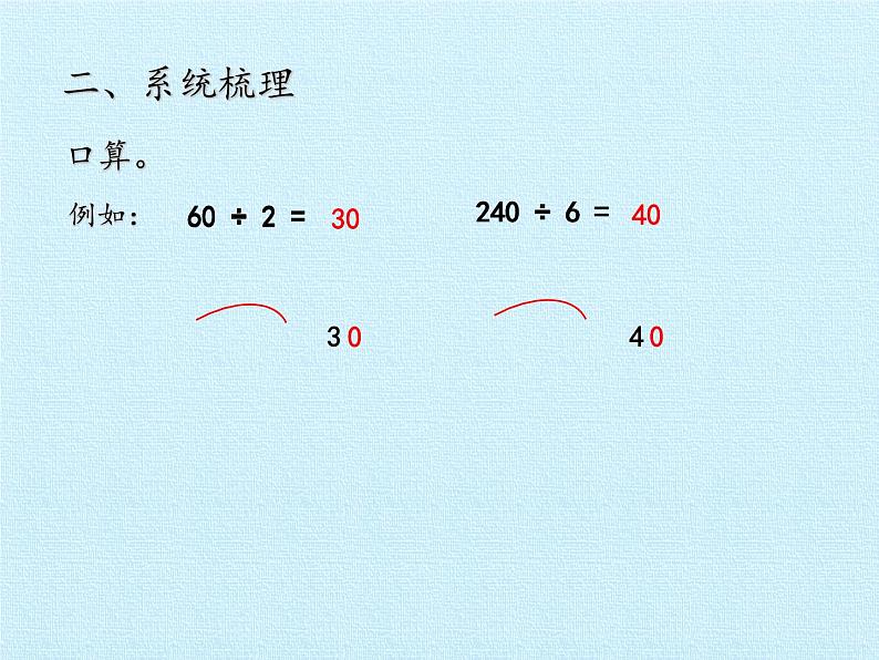 三年级上册数学 一 风筝厂见闻——两、三位数除以一位数（一） 复习课件 青岛版（五四制）第4页