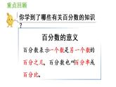 六年级上册数学课件-6  百分数（一）练习十八人教版