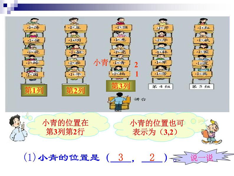 人教版六年级数学上册《位置》PPT课件04