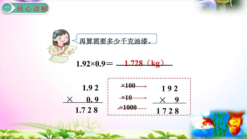 部编人教版五年级上册数学1.2小数乘小数讲解视频+课本习题讲解+考点+PPT课件【易懂通课堂】06