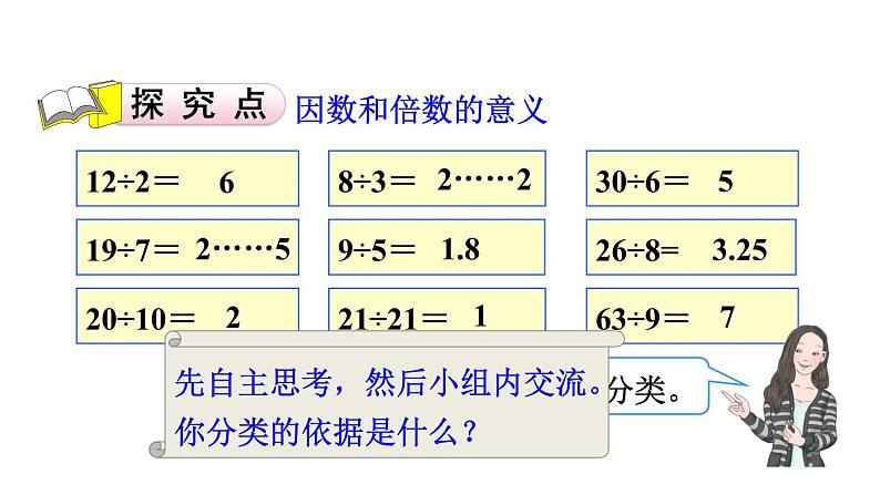 人教版  五年级 数学 下册 第二单元第1课时 因数与倍数（2   因数和倍数）课件PPT03