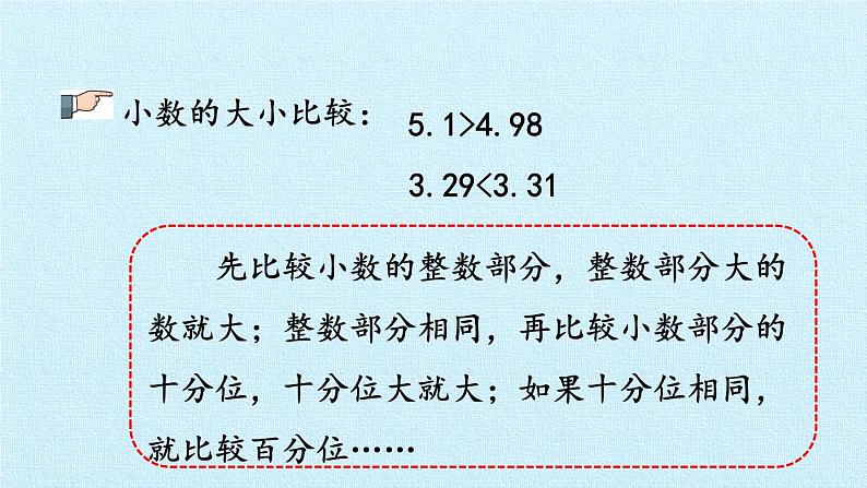 四年级上册数学 五 动物世界——小数的意义和性质 复习课件 青岛版（五四制）第6页