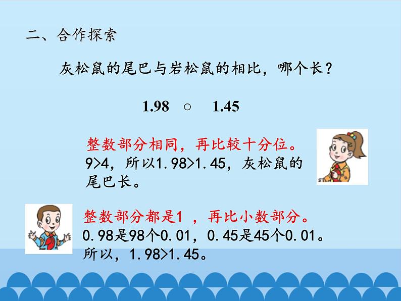 四年级上册数学 五 动物世界——小数的意义和性质-小数的性质和大小_课件 青岛版（五四制）03