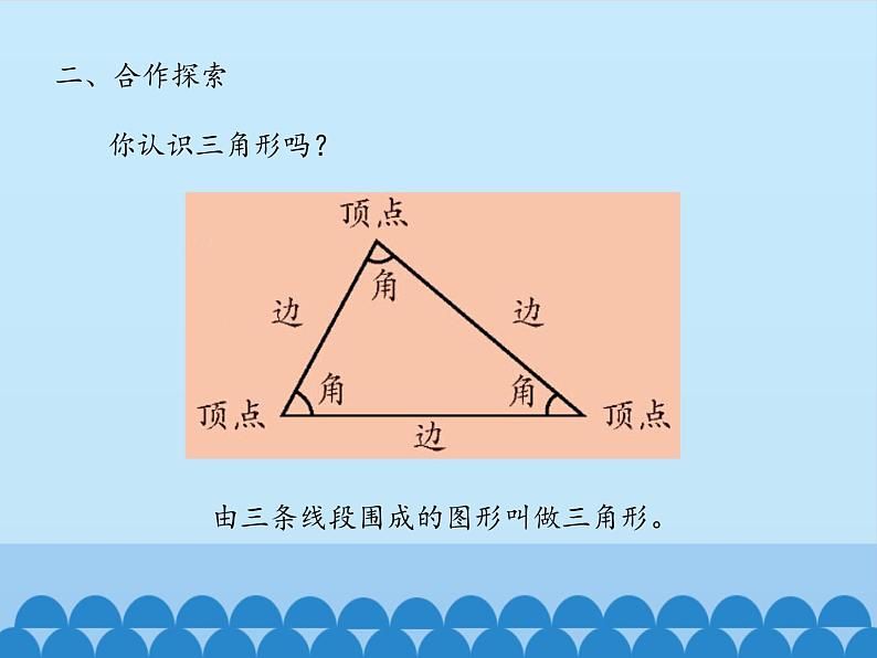 四年级上册数学 四 巧手小工匠——认识多边形-三角形（一）_课件 青岛版（五四制）第7页