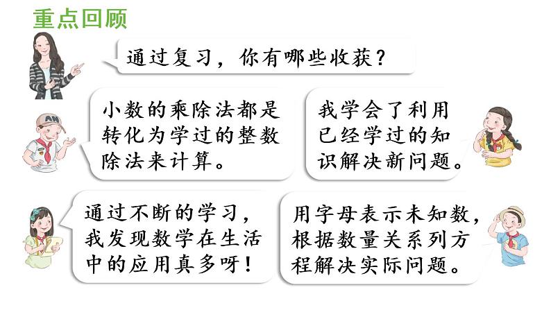 五年级上册数学课件-8  总复习练习二十五人教版02