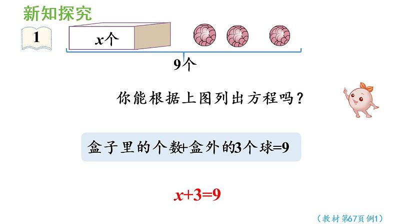 五年级上册数学课件-5 简易方程2.解简易方程第3课时  解方程（1）人教版06