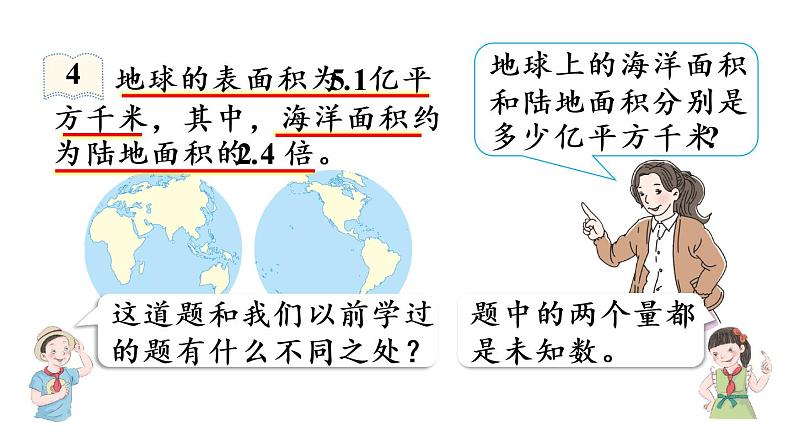 五年级上册数学课件-5 简易方程2.解简易方程第11课时  实际问题与方程（4）人教版第6页