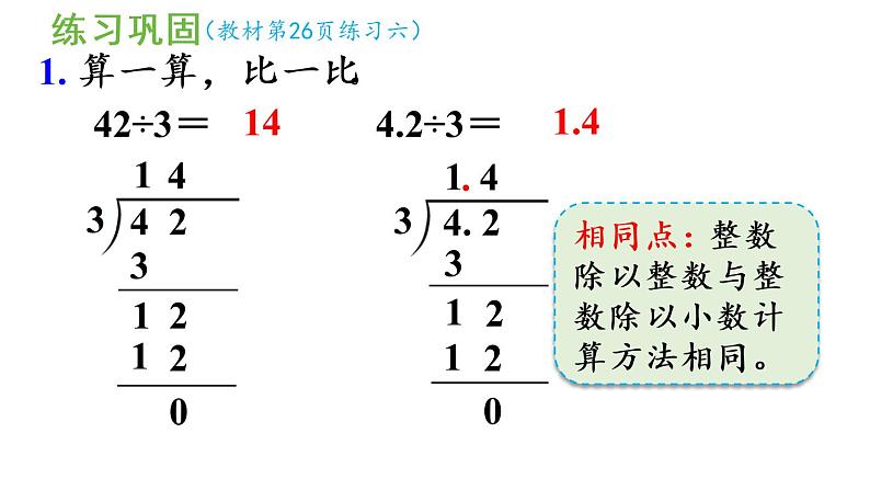 五年级上册数学课件-3 小数除法练习六人教版03