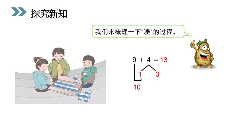 小学数学人教版 一年级上册 8.3   9加几课件PPT第7页