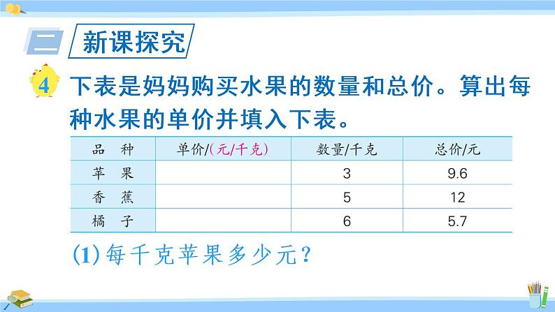 苏教版五年级数学上册课件 5.2.1 除数是整数的小数除法04