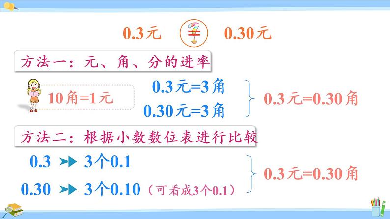 苏教版五年级数学上册课件 3.3 小数的性质06