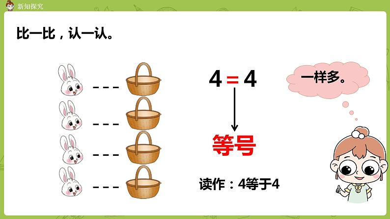 北师大版一年级数学上册 第一单元 动物乐园 课件第7页