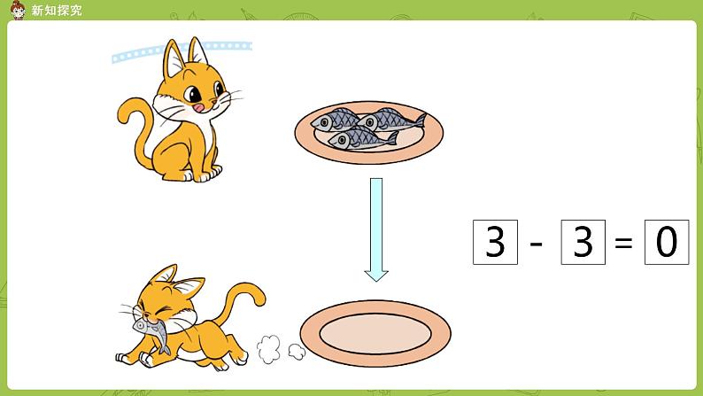 北师大版一年级数学上册 第三单元 可爱的小猫 课件08