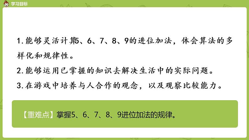 北师大版一年级数学上册 第七单元 做个加法表 课件02