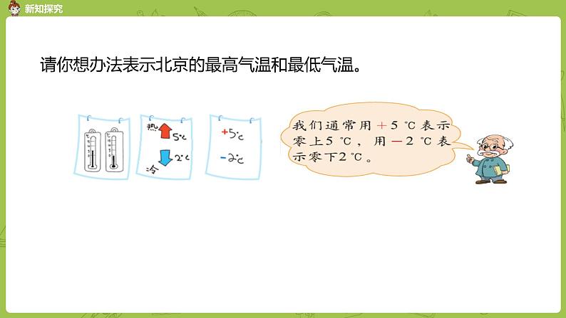 北师大版四年级数学上册 7.1温度 课件04