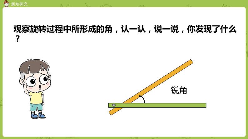 北师大版四年级数学上册 2.4旋转与角 课件05