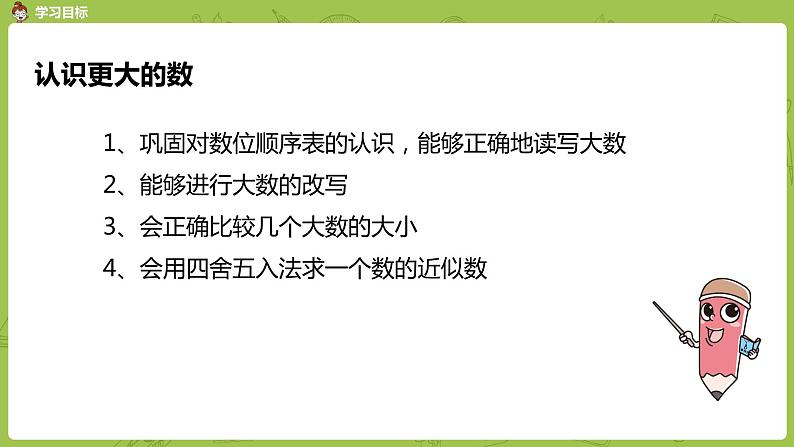 北师大版四年级数学上册 总复习 数与代数（1）课件02