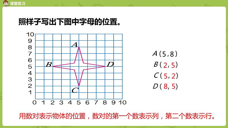 北师大版四年级数学上册 5.2确定位置（2）课件第7页