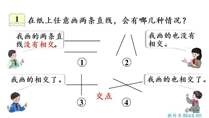 四年级上册数学课件-5 平行四边形和梯形第1课时  平行与垂直06