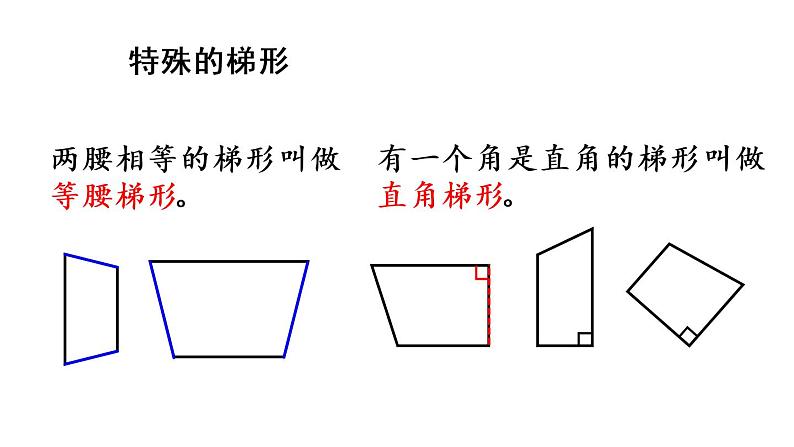 四年级上册数学课件-5 平行四边形和梯形第6课时  梯形的认识第8页