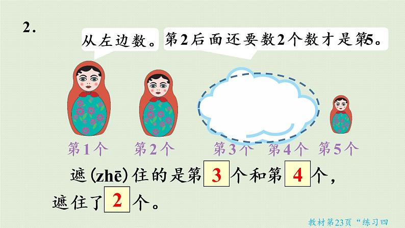 人教版一年级数学上册 3 1~5的认识和加减法 练习四 课件06