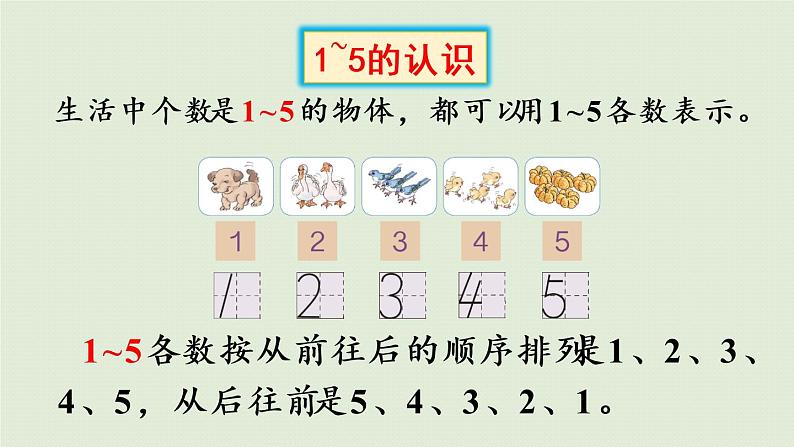 人教版一年级数学上册 3 1~5的认识和加减法 练习七 课件03