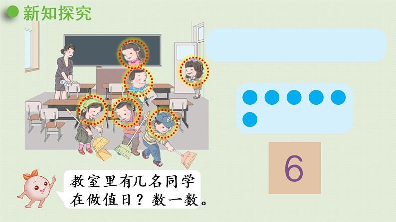 人教版一年级数学上册 5 6~10的认识和加减法 第1课时  6和7的认识 课件第5页