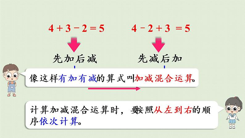 人教版一年级数学上册 5 6~10的认识和加减法 练习十五 课件04