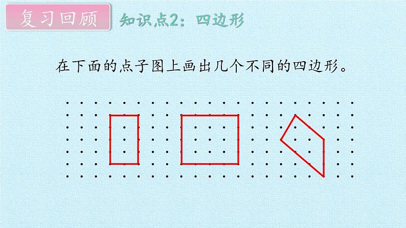 三年级数学上册-四 美丽的校园——三角形与四边形 复习课件｜浙教版第6页