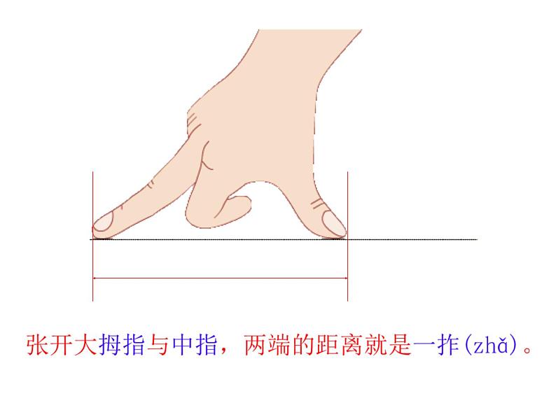 苏教版二年级上册数学五 厘米和米_身上的尺子课件第6页