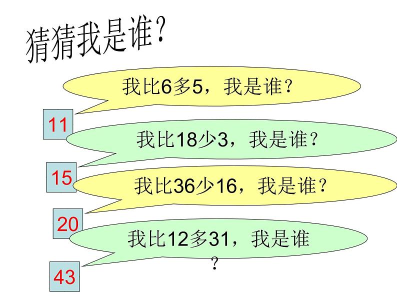 苏教版二年级上册数学一 100以内的加法和减法（三）“求比一个数多（少）几的数”的实际问题课件03