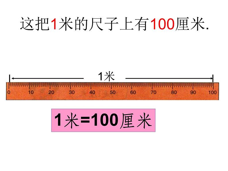 苏教版二年级上册数学五 厘米和米_课件105