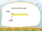 苏教版二年级上册数学五 厘米和米_认识厘米课件
