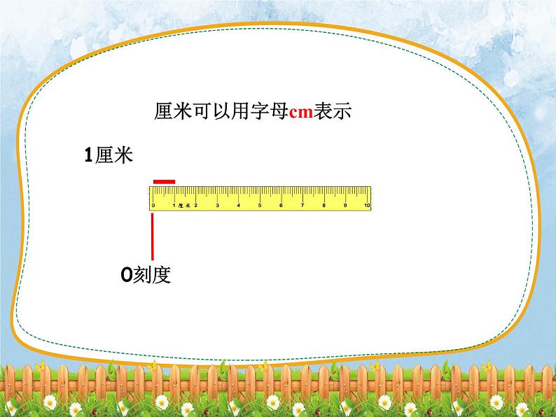 苏教版二年级上册数学五 厘米和米_认识厘米课件02