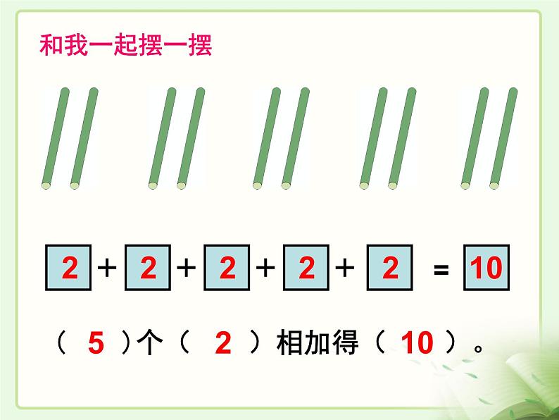 苏教版二年级上册数学三 表内乘法（一）_《乘法的初步认识》教学课件第4页