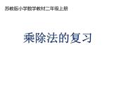 苏教版二年级上册数学八 乘除法的复习课件