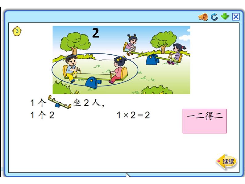 苏教版二年级上册数学三 表内乘法（一）_1-4的乘法口诀课件第8页