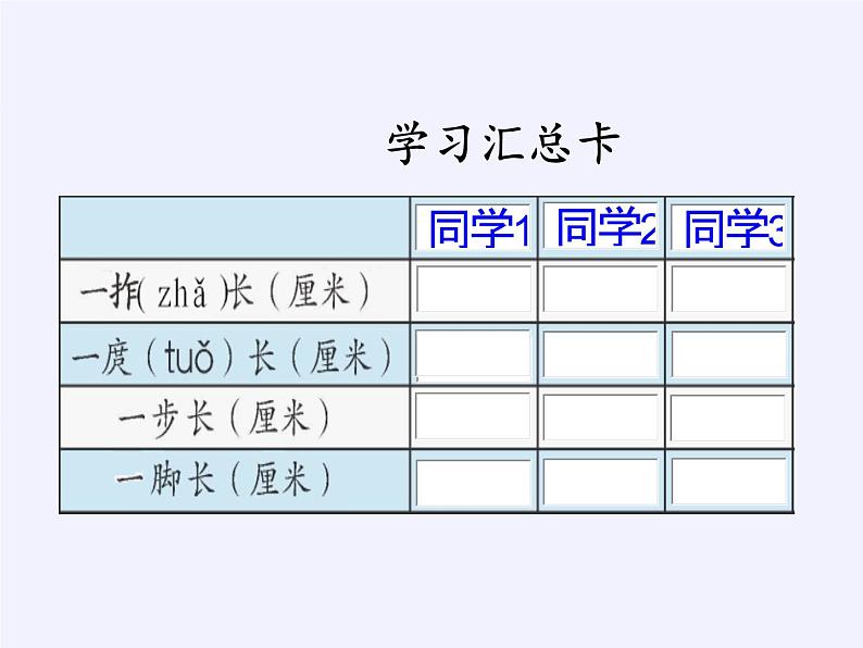 苏教版小学数学二年级上册 ● 我们身体上的“尺”(1)课件第8页