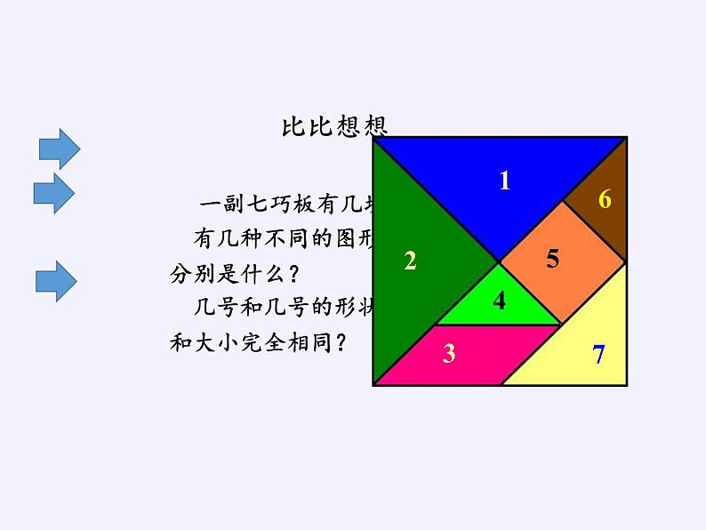 苏教版小学数学二年级上册 ● 有趣的七巧板(7)课件第2页