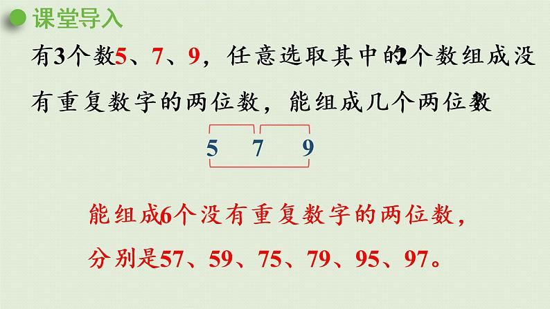 人教版二年级数学上册 8.2 简单的组合 课件04