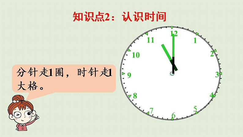 人教版二年级数学上册 9.4  观察物体 搭配 认识时间 课件第8页