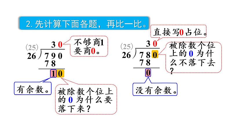 四年级上册数学课件-6 除数是两位数的除法练习十六人教版第5页