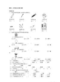 人教版三年级上册毫米、分米的认识习题