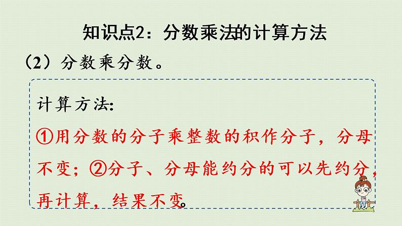 人教版六年级数学上册 1 分数乘法 整理与复习 课件第6页