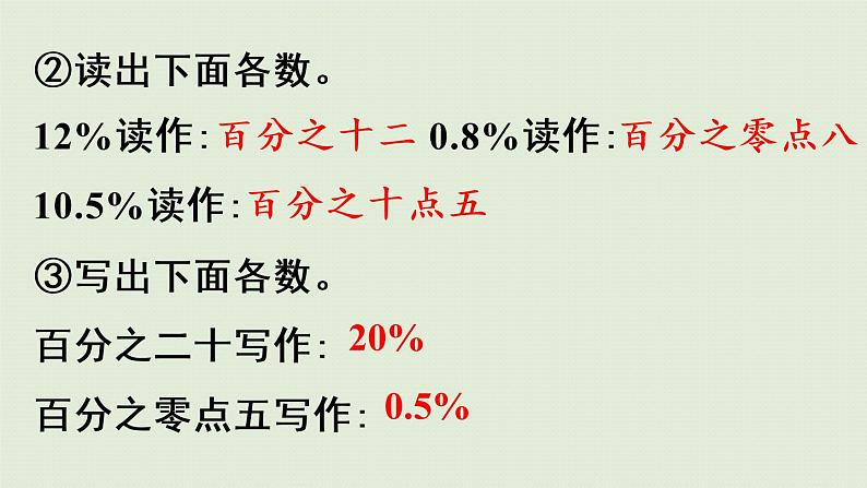 人教版六年级数学上册 9 总复习  第3课时   百分数 课件06