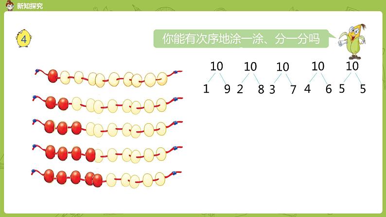 苏教版一年级数学上册 第七单元《分与合》第6课时《10的分与合》课件第4页