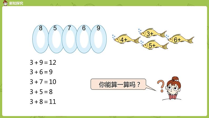 苏教版一年级数学上册 第10单元 第8课时《6、5、4、3、2加几练习》课件第6页