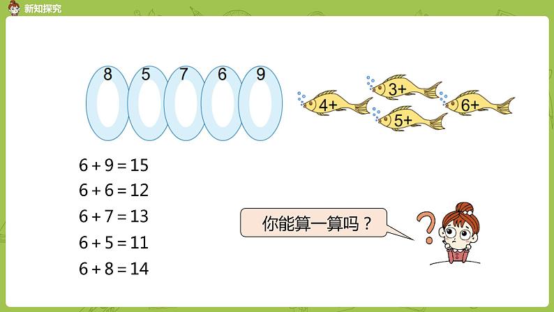 苏教版一年级数学上册 第10单元 第8课时《6、5、4、3、2加几练习》课件第7页