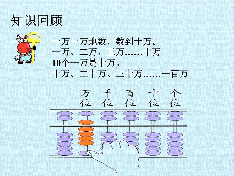 四年级数学上册-五 万以上的数 复习课件｜浙教版03